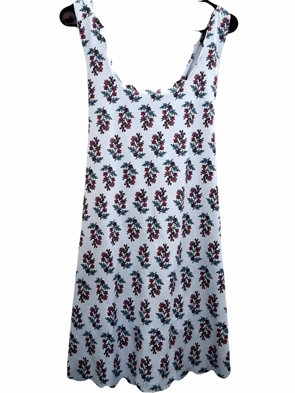 EUC J. Crew XL XXL 14 16 Scoop-Neck Scallop Tennis Dress Golf Skort Romper Skirt